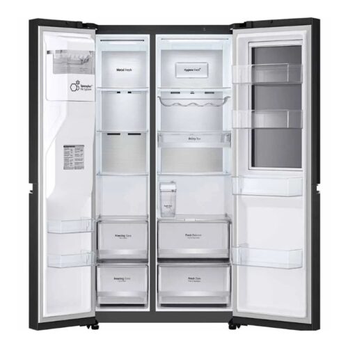 anh tu lanh 2 canh side by side inverter 635 lit lg gr x257bl