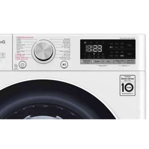 Máy giặt sấy LG giặt 8.5 kg – sấy 5 kg FV1408G4W 4 bang dieu khien may giat say lg giat 8 5 kg say 5 kg fv1408g4w