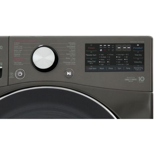 Máy Giặt Sấy LG Inverter Giặt 15 Kg - Sấy 8 Kg F2515RTGB 4 bang dieu khien may giat say lg inverter giat 15 kg say 8 kg f2515rtgb