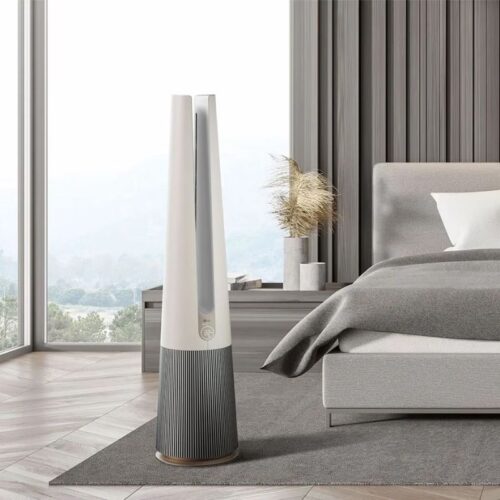 Máy lọc không khí LG PuriCare Aero Tower Hit FS15GPBK0 Màu Be 4 hinh anh may loc khong khi lg puricare aero tower hit fs15gpbk0 mau be