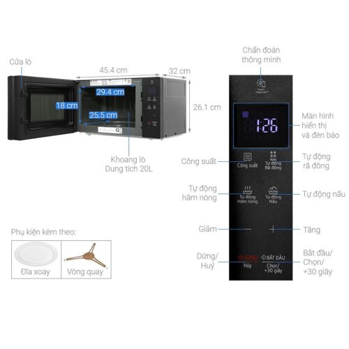 thong so lo vi song lg neochef 20l ms2032gas.bbkplvn