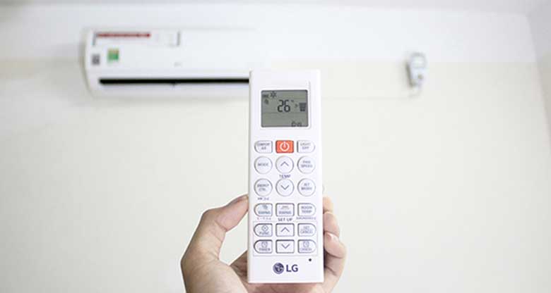 Dấu hiệu nhận biết remote máy lạnh LG bị khóa